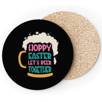 Discover Easter Bunnies Beer Drinking Holiday Rabbit Coasters