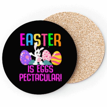 Discover Easter Rabbit Easter Bunny Flowers Eggs Coasters