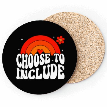 Discover Choose To Include For Autism Teacher Coasters