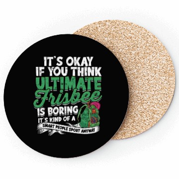 Discover Ultimate Frisbee Importanter Disc Golf Ultimate Coasters