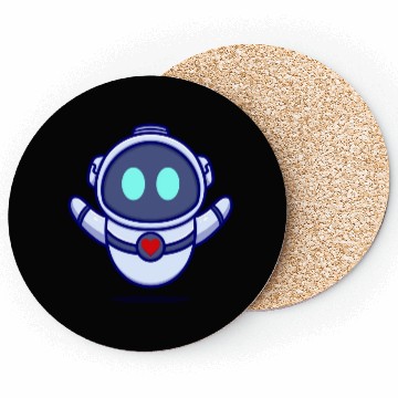 Discover Cute robot cartoon icon illustration gifts Coasters
