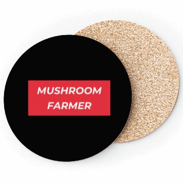 Discover Mushroom Cultivation Farmer Coasters