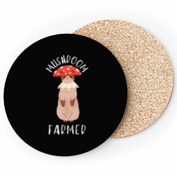 Discover Mushroom Cultivation Farmer Coasters