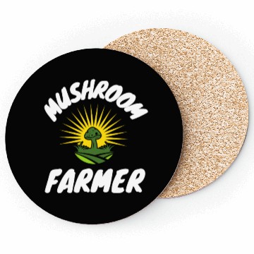 Discover Mushroom Cultivation Farmer Coasters