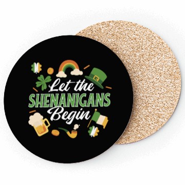 Discover Let The Shenanigans Begin St Patricks Day Coasters