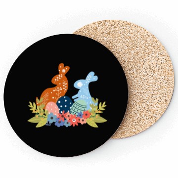 Discover Easter Bunny Friends Coasters