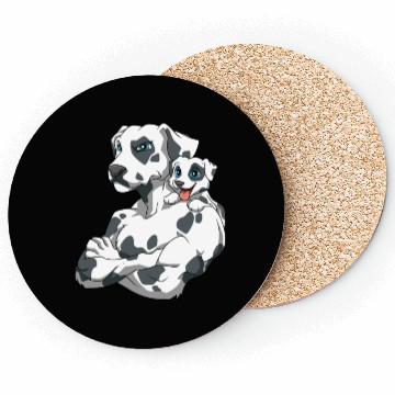 Discover Strong Dalmatiner with Dalmatiner Puppy Coasters