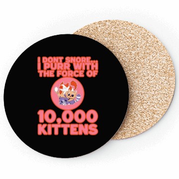 Discover I Purr With The Force Of 10,000 Kittens 3 Coasters