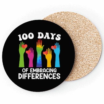 Discover 100 Days of Embracing Differences Coasters