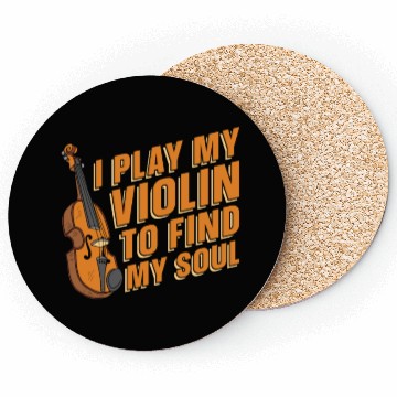 Discover Violin Violinist Humor Coasters
