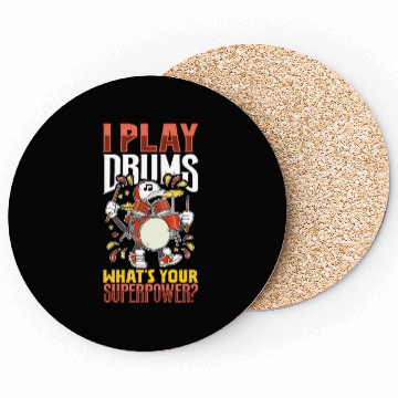 Discover Drummer Drums Music Drum Set Drumming Coasters