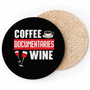 Discover Coffee Documentaries Wine True Crime Documentary Coasters