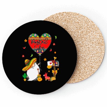 Discover Gnome Postal Worker Cinco de Mayo Nacho Average Coasters