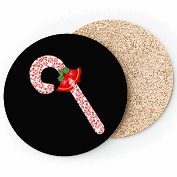 Discover Cute Candy Holiday Pattern Coasters