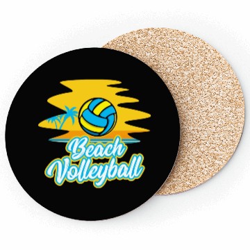 Discover Volleyball Sport Lover Beach Volleyball Player Coasters