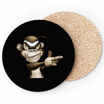 Discover Gangster Monkey Graffity Handgun Coasters