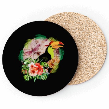 Discover Toucan's Magic - Tropical Bird Witchcraft Coasters