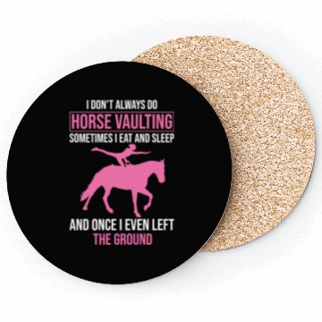 Discover Funny Equestrian Horse Vaulting Coasters