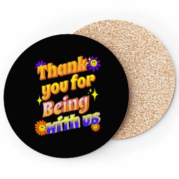 Discover Thank you removebg preview 1 Coasters