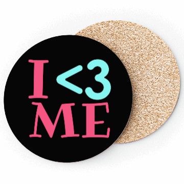 Discover I Love Me, Heart, Positive, Cool, Stylish,Teens Coasters