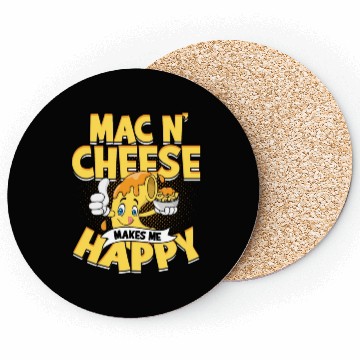 Discover Mac N' Cheese Taster Pasta Food Macaroni Coasters