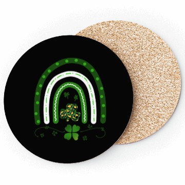 Discover Green Four Leaf Clover .St Patrick's Day Coasters