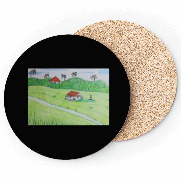 Discover green grass Coasters