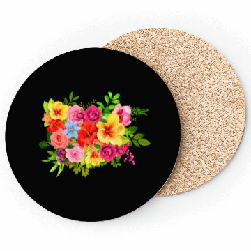 Discover summer flowers Coasters