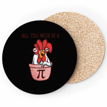 Discover Pi Day Math Pie Chicken Pot Pi Number Coasters