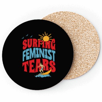 Discover Surfing Liberal Tears Apparel Summer Time Coasters