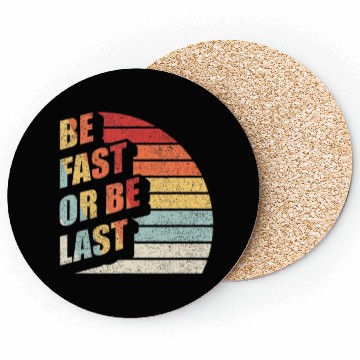 Discover Fast Car Quote Drag Racing Gift Vintage Retro Rac Coasters