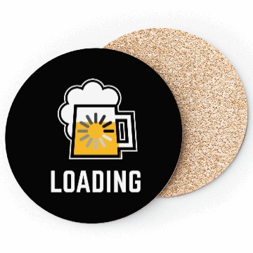 Discover Beer Loading (Drinking In Progress / Negative / |) Coasters