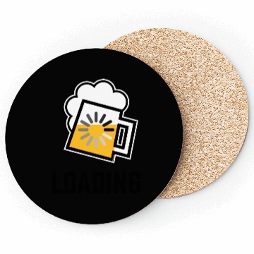 Discover Beer Loading (Drinking In Progress / Positive / /) Coasters