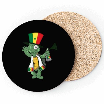 Discover Senegalese Fan Turtle Coasters