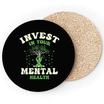 Discover Invest In Your Mental Health Awareness Depression Coasters