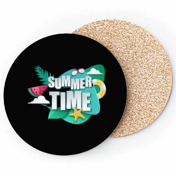 Discover Summer Bliss in a Green Paradise: A Vibrant Portra Coasters