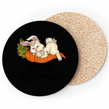 Discover Sleep Coasters Sleeping Cute Bunny Chibi Rabbit