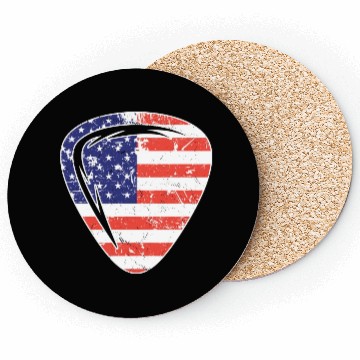 Discover 4th of July US Guitar Plectrum Coasters