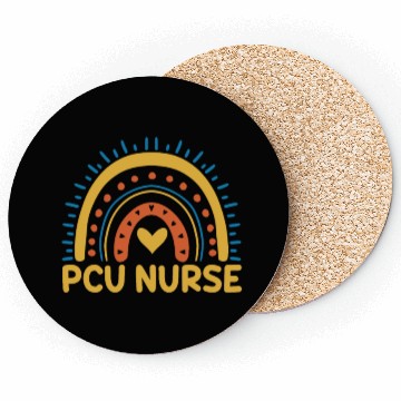 Discover Cute PCU Nurse Design Coasters