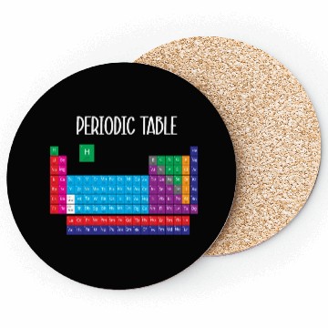 Discover Science Teacher Student Periodic Table OF Elements Coasters