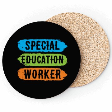 Discover Special Education Worker Sped Awareness Teacher Coasters