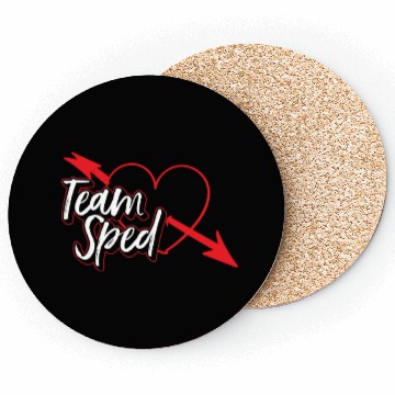 Discover Team Sped Teacher Awareness Special Education Coasters