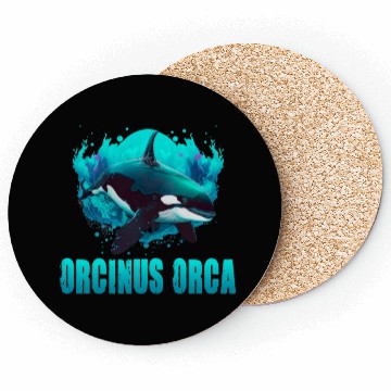 Discover ORCINUS ORCA for a Science Biologist Whale Lover Coasters