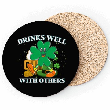 Discover Drinks Well With Others St. Patrick's DayT-Coasters