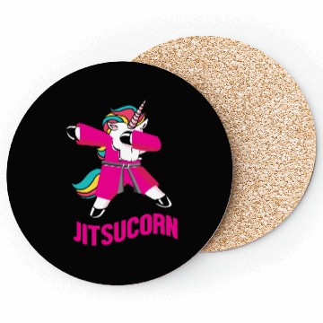 Discover Jiu Jitsu Unicorn Dabbing Jitsucorn Coasters