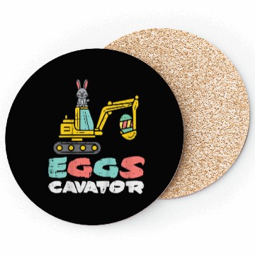 Discover Cavator Easter Coasters