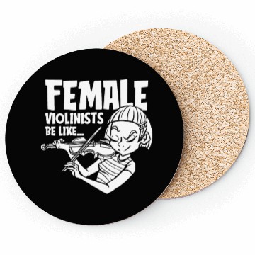 Discover Violin Violinist Humor Coasters