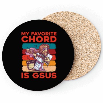 Discover My Favorite Chord Is Gsus Coasters