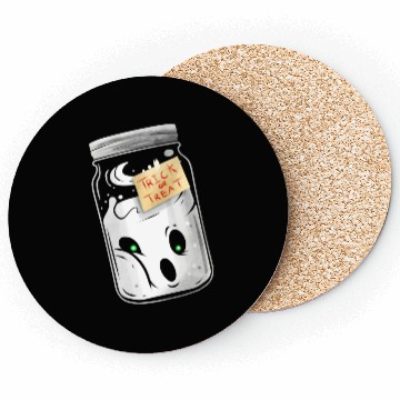 Discover Trick Or Treat Halloween Coasters