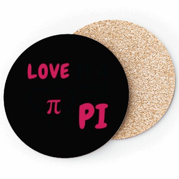 Discover Pi Day Love Pi Symbol Mathematics Number Coasters